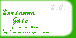 marianna gats business card